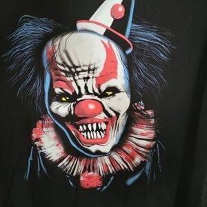 Creepy Clown Graphic T-Shirt XL